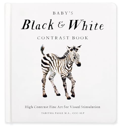 Baby's Black and White Contrast Book: High-Contrast Art for Visual Stimulation at Tummy Time