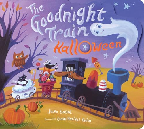 Goodnight Train Halloween Board Book: A Halloween Book for Kids (The Goodnight Train)