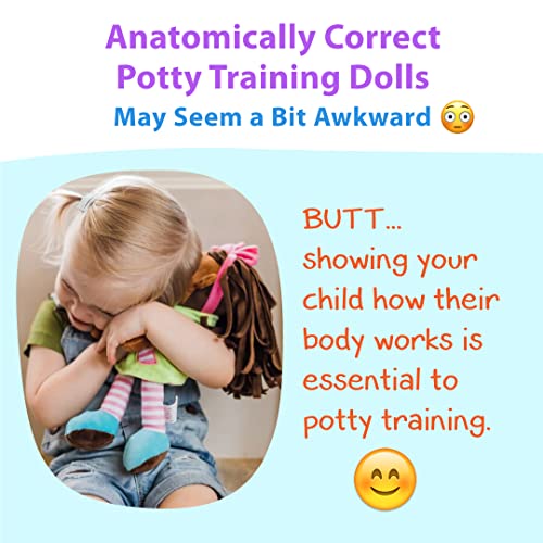 Potty Training with Tot On The Pot, Complete System Includes Parent's Guide, Children's Book, Potty Doll, Toy Potty & Activity Reward Cards, Pediatrician Recommended & Play Based Learning (Katie)