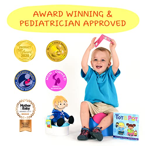 Potty Training with Tot On The Pot, Complete System Includes Parent's Guide, Children's Book, Potty Doll, Toy Potty & Activity Reward Cards, Pediatrician Recommended & Play Based Learning (Katie)