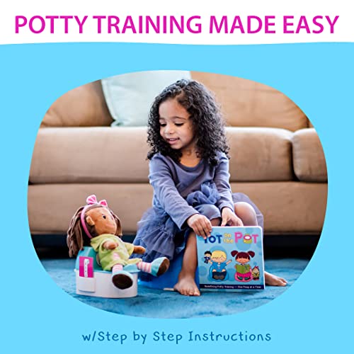 Potty Training with Tot On The Pot, Complete System Includes Parent's Guide, Children's Book, Potty Doll, Toy Potty & Activity Reward Cards, Pediatrician Recommended & Play Based Learning (Katie)