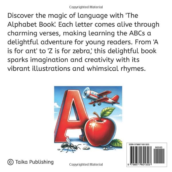 The Alphabet Book: Learning the Alphabet with Alphabet Poems