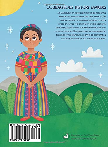 Courageous History Makers: 11 Women from Latin America Who Changed the World (English and Spanish Edition)