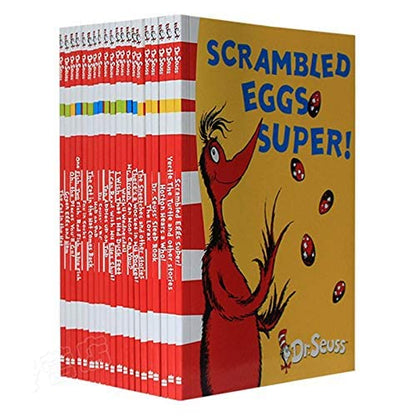 A library of Classic Case of Dr. Seuss 20 books Collection box set