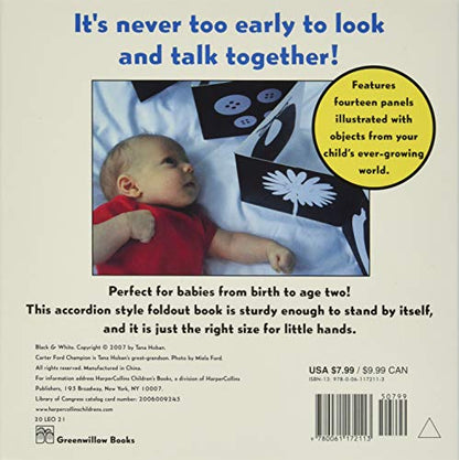 Black & White Board Book: A High Contrast Book For Newborns