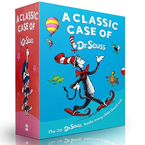 A library of Classic Case of Dr. Seuss 20 books Collection box set