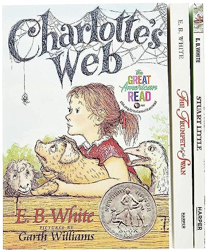 E. B. White Box Set: 3 Classic Favorites: Charlotte's Web, Stuart Little, The Trumpet of the Swan