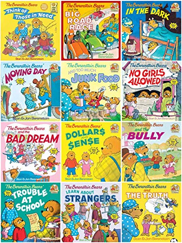 The Berenstain Bears Collection (12): The Berenstain Bears and Too Much Junk Food; the Berenstain Bears Learn About Strangers; Berenstain Bears & the Bully; Berenstain Bears Moving Day; Berenstain Bears Dollars and Sense