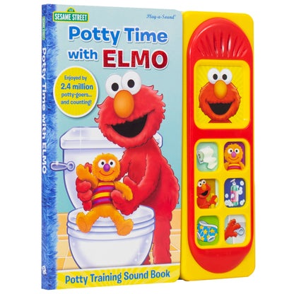 Sesame Street - Potty Time with Elmo - Potty Training Sound Book - PI Kids