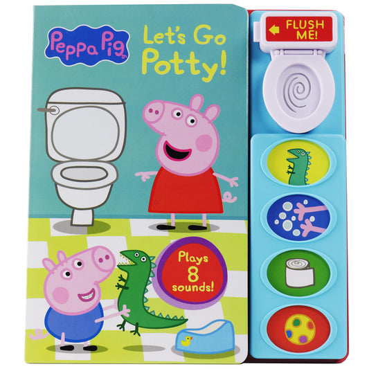 Peppa Pig – Let’s Go Potty! Interactive 5-Button Potty Training Sound Book – PI Kids