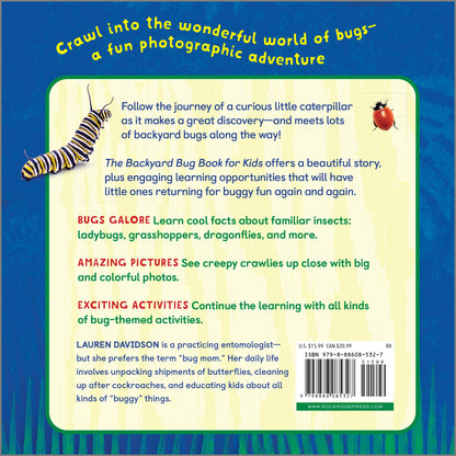 The Backyard Bug Book for Kids: Storybook, Insect Facts, and Activities (Let's Learn About Bugs and Animals)