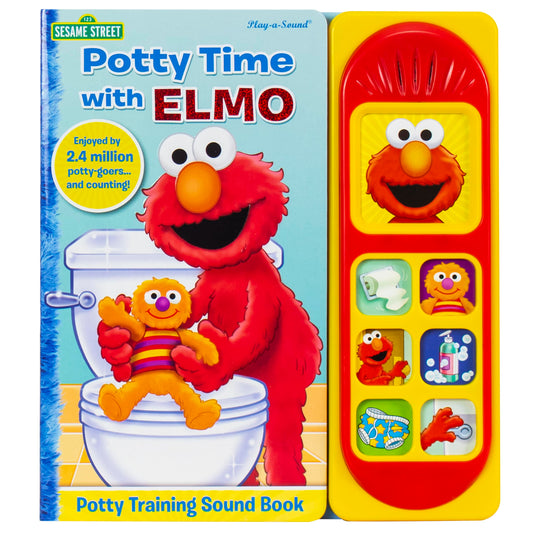 Sesame Street - Potty Time with Elmo - Potty Training Sound Book - PI Kids